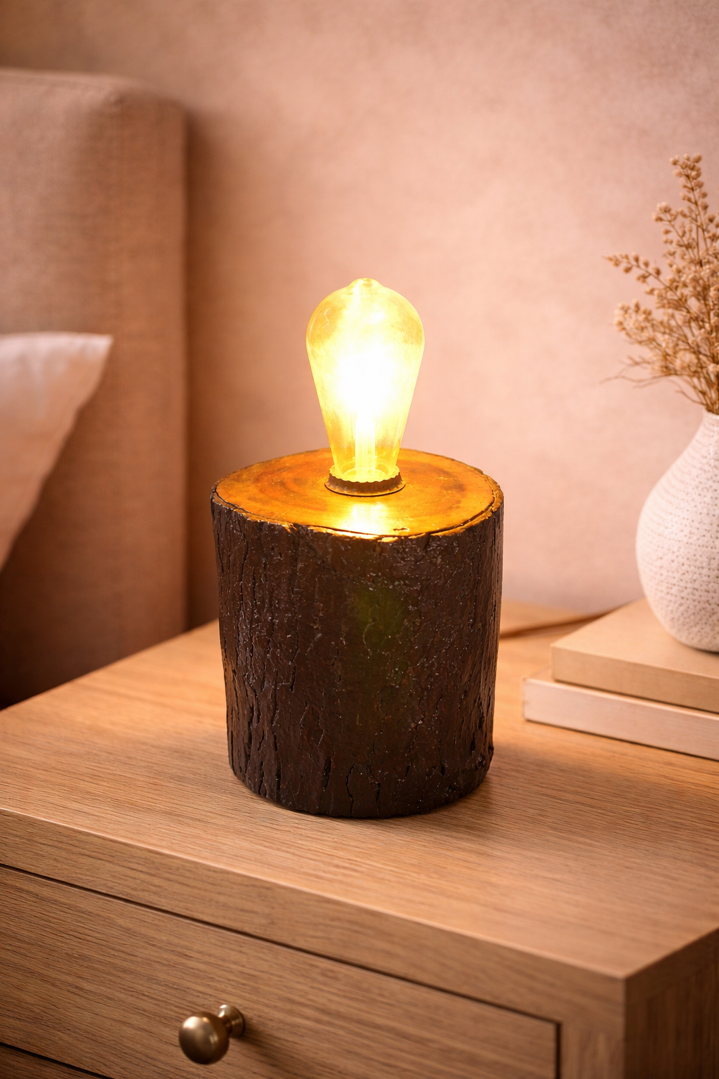 Log Lamp